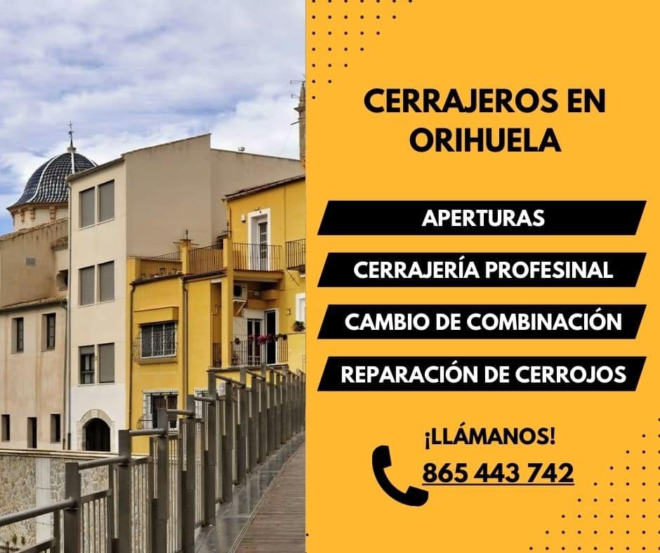 Cerrajeros Orihuela Contacto